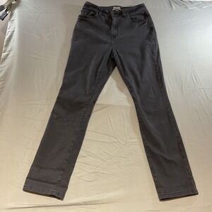 L.L. Bean Classic Fit Jeans Women's 10 Regular Gray Denim Straight Leg Pants